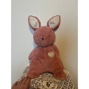 Baby Gund Oh So Snuggly Bunny Lapin Rabbit Pink Lovey Quilted Ears Plush